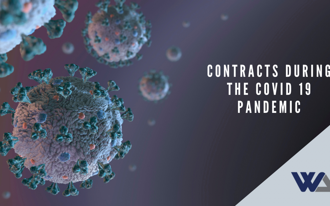The COVID-19 pandemic qualifying as frustration or force majeure in contracts.