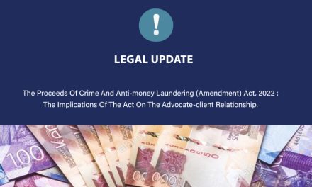 LEGAL UPDATE: The Proceeds Of Crime And Anti-money Laundering (Amendment) Act, 2022