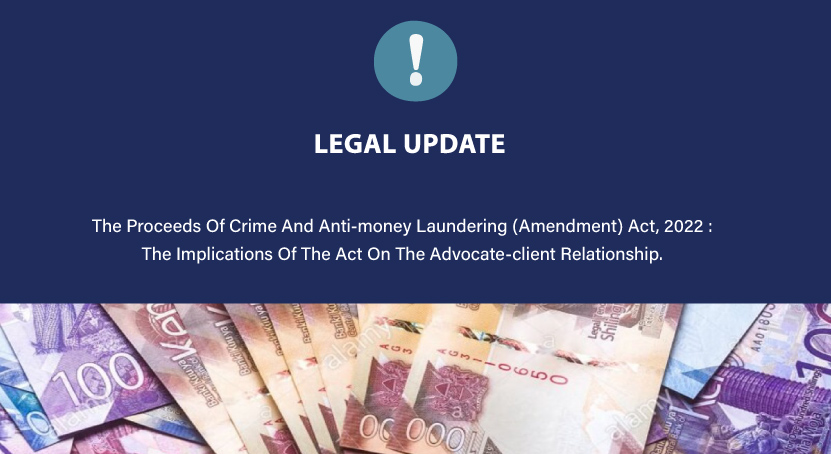 The Proceeds Of Crime And Anti-money Laundering (Amendment) Act, 2022