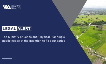 The Ministry of Lands and Physical Planning’s Public Notice of the intention to fix boundaries