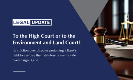 To the High Court or to the Environment and Land Court?
