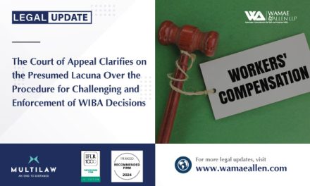 The Court of Appeal Clarifies on the Presumed Lacuna Over the Procedure for Challenging and Enforcement of WIBA Decisions