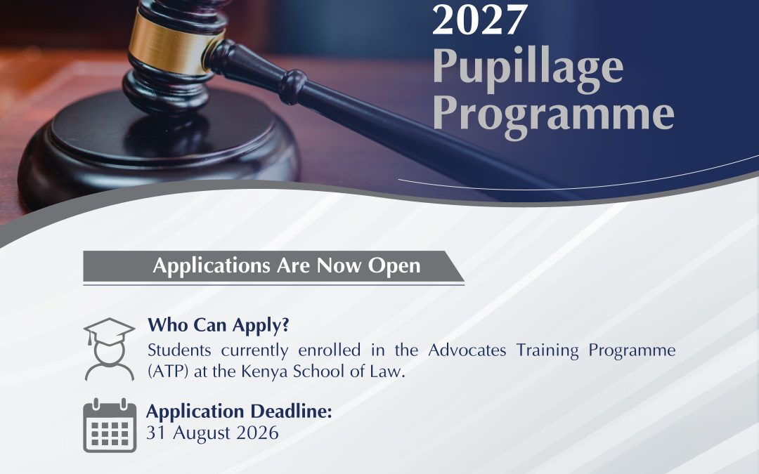 Wamae & Allen LLP 2027 Pupillage Programme Applications Open