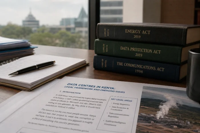 Data centres in Kenya and legal requirements for energy, data protection and AI